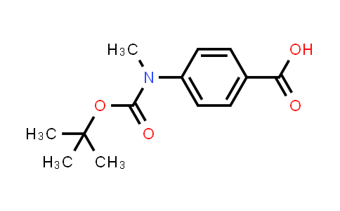 CAS No. 263021-30-3, 4-((tert-Butoxycarbonyl)(methyl)amino)benzoic acid