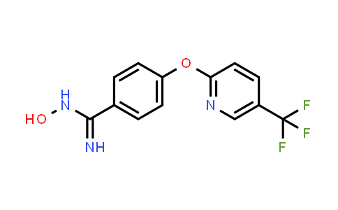 CAS No. 263161-34-8, N-Hydroxy-4-[[5-(trifluoromethyl)-2-pyridinyl]oxy]benzenecarboximidamide