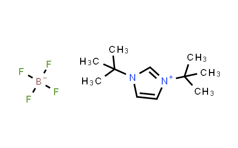 CAS No. 263163-17-3, 1,3-Di-tert-butyl-1H-imidazol-3-ium tetrafluoroborate