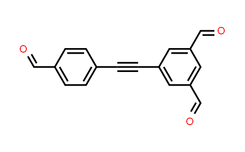 CAS No. 263746-71-0, 5-((4-Formylphenyl)ethynyl)isophthalaldehyde