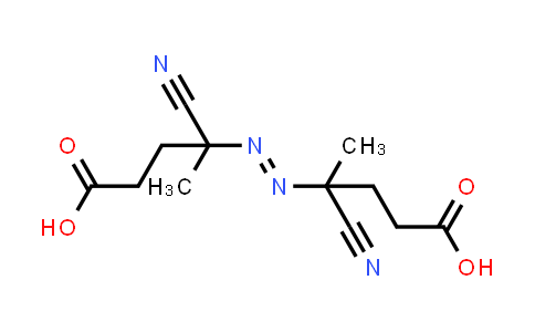 CAS No. 2638-94-0, 4,4'-(Diazene-1,2-diyl)bis(4-cyanopentanoic acid)