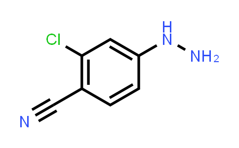 CAS No. 263845-81-4, 2-Chloro-4-hydrazinylbenzonitrile