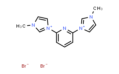 CAS No. 263874-05-1, 1,1'-(2,6-Pyridinediyl)bis(3-methylimidazolium) dibromide