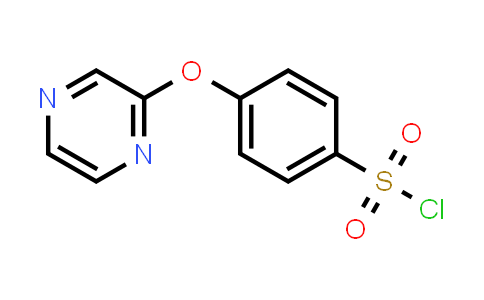 CAS No. 264624-18-2, 4-(Pyrazin-2-yloxy)benzenesulfonyl chloride