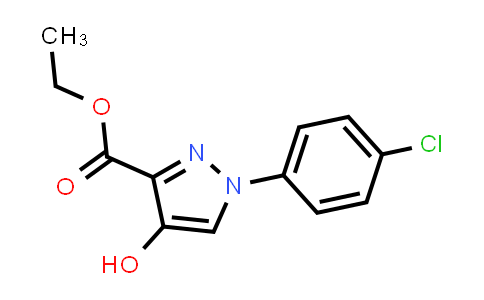 CAS No. 26502-56-7, 1-(4-Chloro-phenyl)-4-hydroxy-1H-pyrazole-3-carboxylic acid ethyl ester