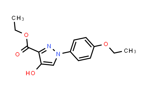 CAS No. 26502-58-9, 1-(4-Ethoxy-phenyl)-4-hydroxy-1H-pyrazole-3-carboxylic acid ethyl ester