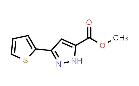 CAS No. 265125-12-0, Methyl 3-(thiophen-2-yl)-1H-pyrazole-5-carboxylate