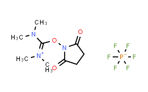 CAS No. 265651-18-1, N,N,N',N'-Tetramethyl-O-(N-succinimidyl)uronium Hexafluorophosphate