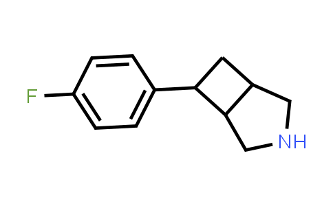 CAS No. 265661-60-7, 6-(4-Fluorophenyl)-3-azabicyclo[3.2.0]heptane
