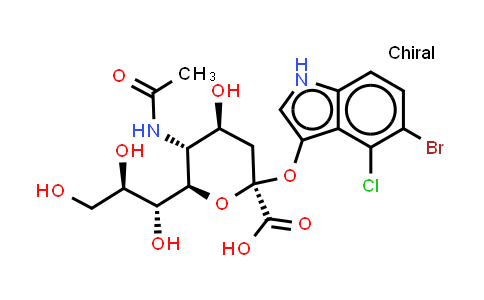CAS No. 265979-52-0, 5-Bromo-4-chloro-3-indolyl-a-D-N-acetylneuraminic Acid