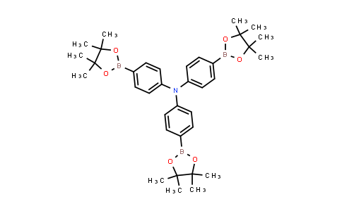 CAS No. 267221-90-9, Tris(4-(4,4,5,5-tetramethyl-1,3,2-dioxaborolan-2-yl)phenyl)amine