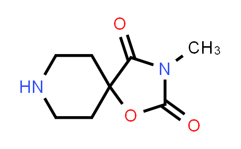 CAS No. 26733-65-3, 3-Methyl-1-oxa-3,8-diazaspiro[4.5]decane-2,4-dione