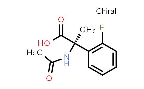 CAS No. 267401-33-2, (R)-2-Acetamido-2-(2-fluorophenyl)propanoic acid