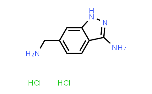 CAS No. 267413-33-2, 6-(Aminomethyl)-1H-indazol-3-amine dihydrochloride