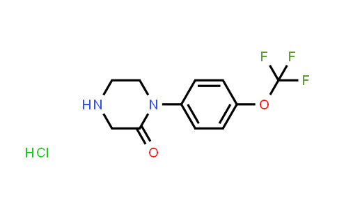 CAS No. 267659-71-2, 1-(4-(Trifluoromethoxy)phenyl)piperazin-2-one hydrochloride