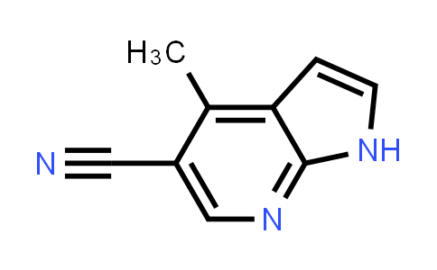 CAS No. 267875-39-8, 1H-Pyrrolo[2,3-b]pyridine-5-carbonitrile, 4-methyl-