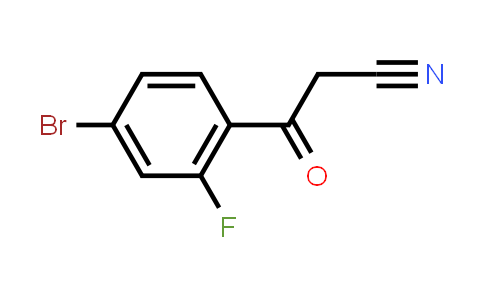 CAS No. 267880-92-2, 3-(4-Bromo-2-fluorophenyl)-3-oxopropanenitrile