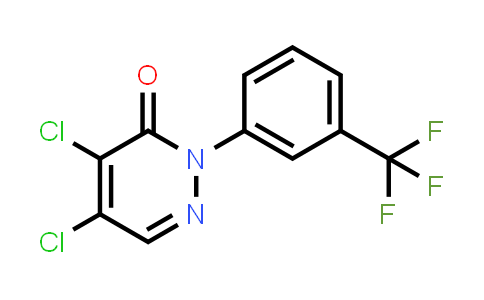 CAS No. 26806-47-3, 4,5-Dichloro-2-(3-(trifluoromethyl)phenyl)pyridazin-3(2H)-one