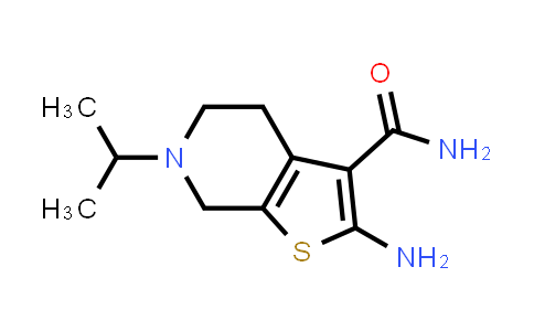 CAS No. 26830-39-7, 2-Amino-6-isopropyl-4,5,6,7-tetrahydrothieno[2,3-c]pyridine-3-carboxamide