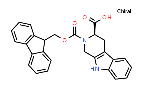 CAS No. 268731-07-3, (R)-2-(((9H-Fluoren-9-yl)methoxy)carbonyl)-2,3,4,9-tetrahydro-1H-pyrido[3,4-b]indole-3-carboxylic acid