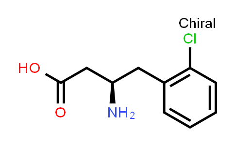 CAS No. 268734-28-7, (R)-3-Amino-4-(2-chlorophenyl)butanoic acid