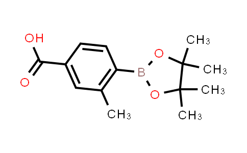 CAS No. 269409-74-7, 3-Methyl-4-(4,4,5,5-tetramethyl-1,3,2-dioxaborolan-2-yl)benzoic acid