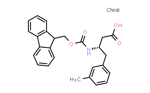 CAS No. 270062-94-7, (S)-3-((((9H-Fluoren-9-yl)methoxy)carbonyl)amino)-4-(m-tolyl)butanoic acid