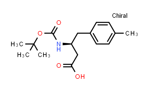 CAS No. 270062-96-9, (S)-3-((tert-Butoxycarbonyl)amino)-4-(p-tolyl)butanoic acid