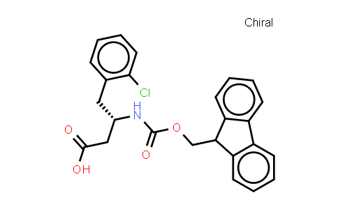 CAS No. 270596-37-7, Fmoc-(S)-3-amino-4-(2-chlorophenyl)-butyric acid