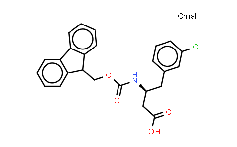 CAS No. 270596-40-2, Fmoc-(S)-3-amino-4-(3-chlorophenyl)-butyric acid