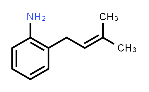 CAS No. 27125-61-7, 2-(3-Methylbut-2-en-1-yl)aniline