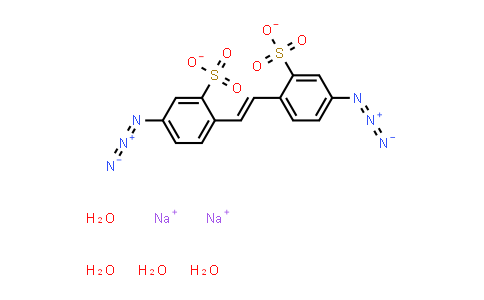 CAS No. 2718-90-3, 4,4'-Diazido-2,2'-stilbenedisulfonic acid disodium salt tetrahydrate