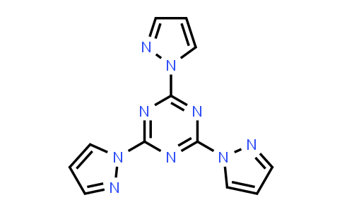CAS No. 27257-90-5, 2,4,6-Tri(1H-pyrazol-1-yl)-1,3,5-triazine