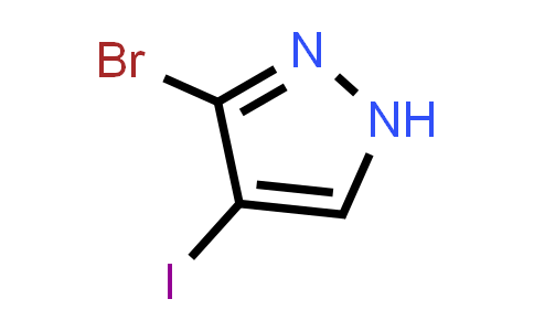 CAS No. 27258-15-7, 3-Bromo-4-iodo-1H-pyrazole