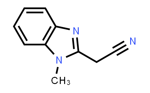 CAS No. 2735-62-8, 2-(1-Methyl-1H-benzo[d]imidazol-2-yl)acetonitrile