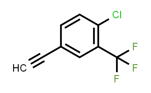 CAS No. 273928-28-2, 1-Chloro-4-ethynyl-2-(trifluoromethyl)benzene