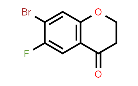 CAS No. 27407-12-1, 7-Bromo-6-fluoro-2,3-dihydro-4H-1-benzopyran-4-one
