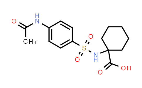 CAS No. 274686-10-1, 1-((4-Acetamidophenyl)sulfonamido)cyclohexane-1-carboxylic acid