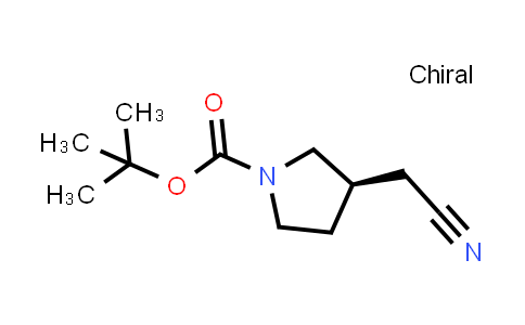 CAS No. 274692-07-8, 3(R)-Cyanomethyl-pyrrolidine-1-carboxylic acid tert-butyl ester