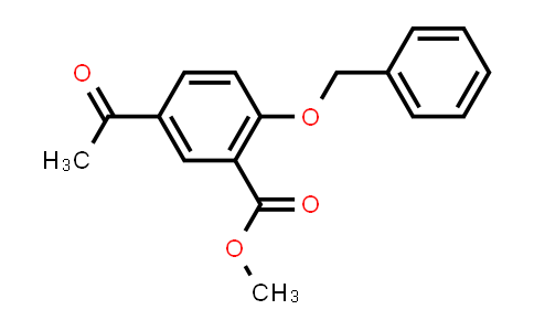 CAS No. 27475-09-8, Methyl 5-acetyl-2-(benzyloxy)benzoate
