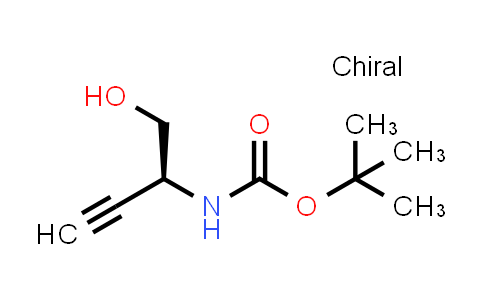 CAS No. 275388-05-1, tert-Butyl (S)-(1-hydroxybut-3-yn-2-yl)carbamate