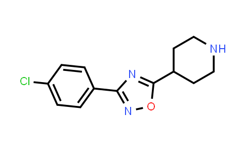 CAS No. 276236-98-7, 3-(4-Chlorophenyl)-5-(piperidin-4-yl)-1,2,4-oxadiazole