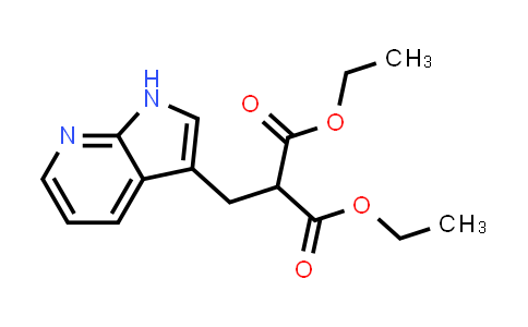 CAS No. 27663-73-6, Diethyl 2-((1H-pyrrolo[2,3-b]pyridin-3-yl)methyl)malonate