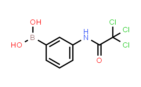 CAS No. 276669-74-0, (3-(2,2,2-Trichloroacetamido)phenyl)boronic acid