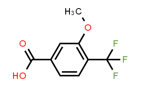CAS No. 276861-63-3, 3-Methoxy-4-(trifluoromethyl)benzoic acid