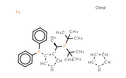 CAS No. 277306-29-3, (2S)-1-[(1S)-1-[Bis(1,1-dimethylethyl)phosphino]ethyl]-2-(diphenylphosphino)ferrocene