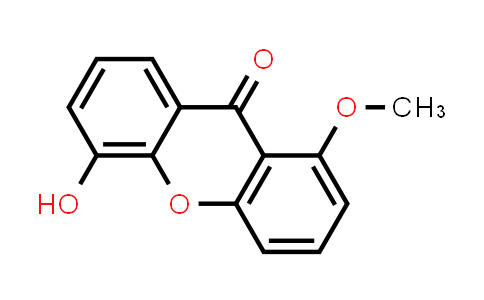 CAS No. 27770-13-4, Xanthen-9-one, 5-hydroxy-1-methoxy-