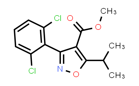 CAS No. 278597-28-7, Methyl 3-(2,6-dichlorophenyl)-5-isopropylisoxazole-4-carboxylate