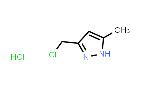 CAS No. 278798-05-3, 3-(Chloromethyl)-5-methyl-1H-pyrazole hydrochloride