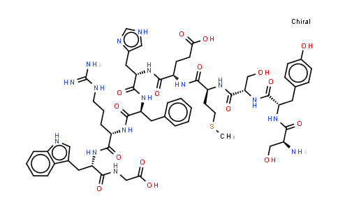 CAS No. 2791-05-1, Adrenocorticotropic Hormone (ACTH) (1-10), human